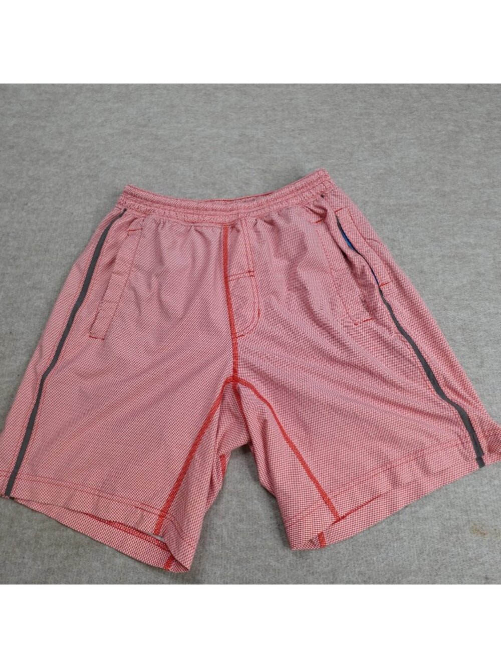 Lululemon Mens Shorts Small Red Pink  Pace Breaker Lined 8" LM7402S